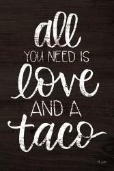 Love and a Taco | Obraz na stenu
