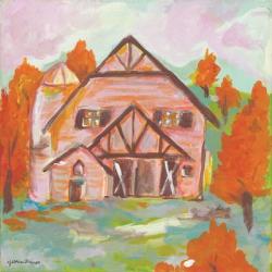 Pink Cloud Barn | Obraz na stenu