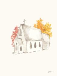Autumn Church | Obraz na stenu