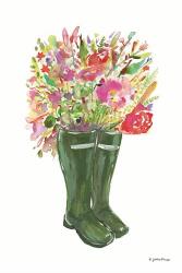 Blooms and Boots | Obraz na stenu
