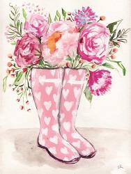 Rain Boot Flowers | Obraz na stenu