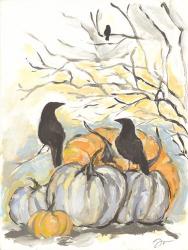Crows in the Pumpkin Patch | Obraz na stenu
