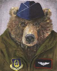 Pilot Bear 2 | Obraz na stenu