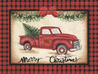 Merry Christmas Truck | Obraz na stenu