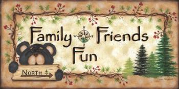 Family Friends Fun | Obraz na stenu