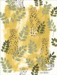 Hello Cheetah - Green | Obraz na stenu