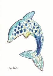 D is for Dolphin | Obraz na stenu