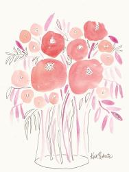 Guava Blooms and Bubblegum Leaves | Obraz na stenu