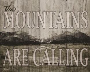 The Mountains are Calling | Obraz na stenu