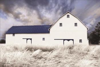 Blue Trimmed Barn | Obraz na stenu