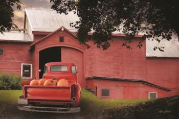 Red Pumpkin Truck | Obraz na stenu