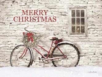 Merry Christmas Bicycle | Obraz na stenu