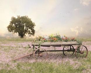 Flower Wagon at Sunset | Obraz na stenu