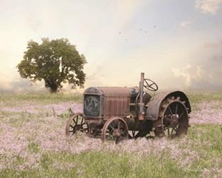 Tractor at Sunset | Obraz na stenu