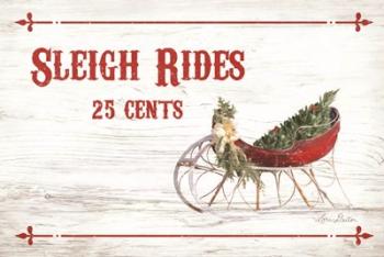 Sleigh Rides 25 Cents | Obraz na stenu