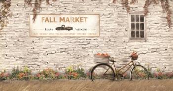 Fall Market with Bike | Obraz na stenu