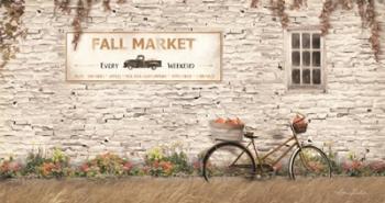 Fall Market with Bike | Obraz na stenu