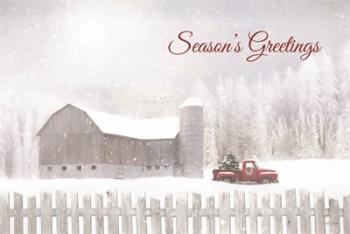 Season's Greetings with Truck | Obraz na stenu