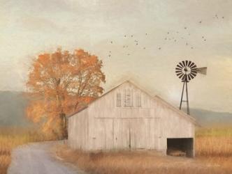 Fall Barn in Muir | Obraz na stenu