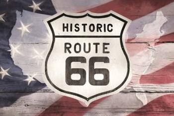 Patriotic Route 66 | Obraz na stenu