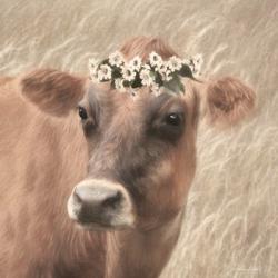 Floral Cow II | Obraz na stenu