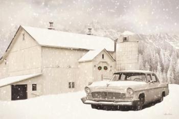 New Yorker in the Snow | Obraz na stenu