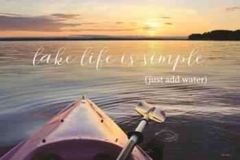 Lake Life is Simple | Obraz na stenu