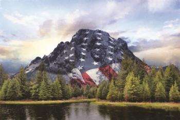 Patriotic Tetons | Obraz na stenu