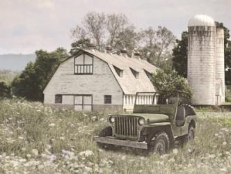 Old Jeep at the Farm | Obraz na stenu