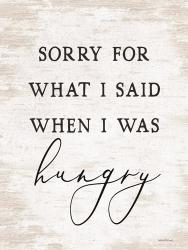 Sorry For What I Said | Obraz na stenu