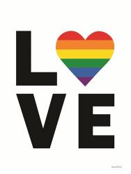 Rainbow Love Heart | Obraz na stenu
