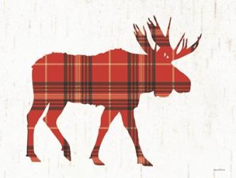 Plaid Moose | Obraz na stenu