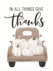 Give Thanks Pumpkin Truck | Obraz na stenu