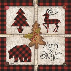 Four Square Merry & Bright | Obraz na stenu