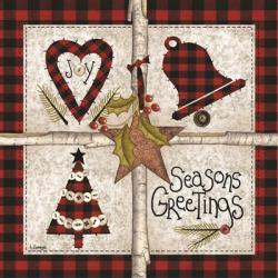 Four Square Seasons Greetings | Obraz na stenu