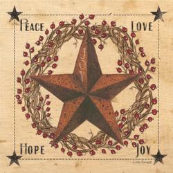 Peace Love Hope Joy | Obraz na stenu