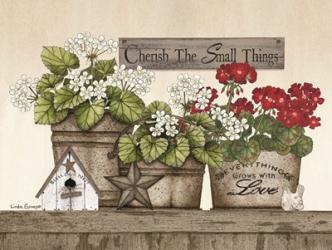Cherish the Small Things Geraniums | Obraz na stenu