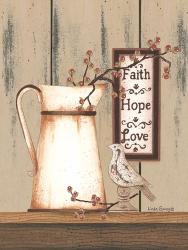 Faith Hope Love | Obraz na stenu