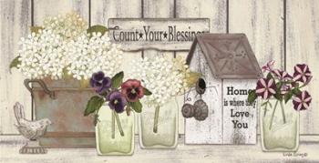 Farmhouse Flowers | Obraz na stenu