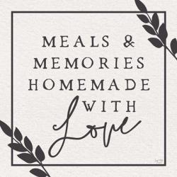 Meals & Memories Made with Love | Obraz na stenu