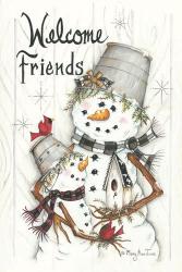Welcome Friends Snowmen | Obraz na stenu