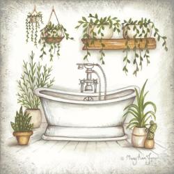 Bathtub Greenery | Obraz na stenu