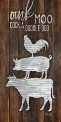 Metal Farm Animal Stack | Obraz na stenu