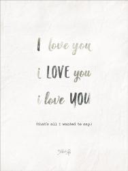 I Love You | Obraz na stenu
