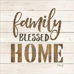 Family Blessed Home | Obraz na stenu
