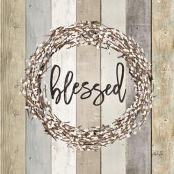 Blessed Pussy Willow Wreath | Obraz na stenu