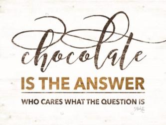 Chocolate is the Answer | Obraz na stenu