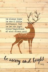 Be Merry and Bright Deer | Obraz na stenu
