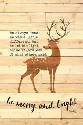 Be Merry and Bright Deer | Obraz na stenu