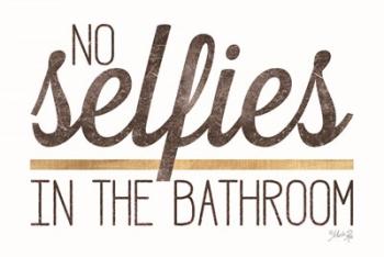 No Selfies in the Bathroom | Obraz na stenu